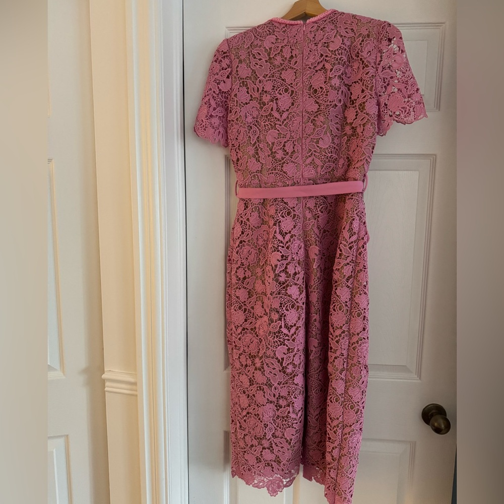 Self portrait pink lace dress. Only worn once and is in great condition. - Picture 2 of 3